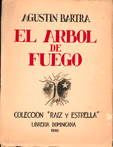 Coberta d'Arbol de Fuego, publicat el 1940 a la República Dominicana. És el primer llibre reconegut pel poeta, publicat posteriorment en català
